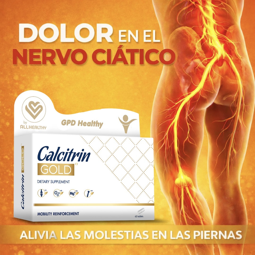 Calcitrin Gold - Alivia el dolor en el nervio ciático y molestias en las piernas